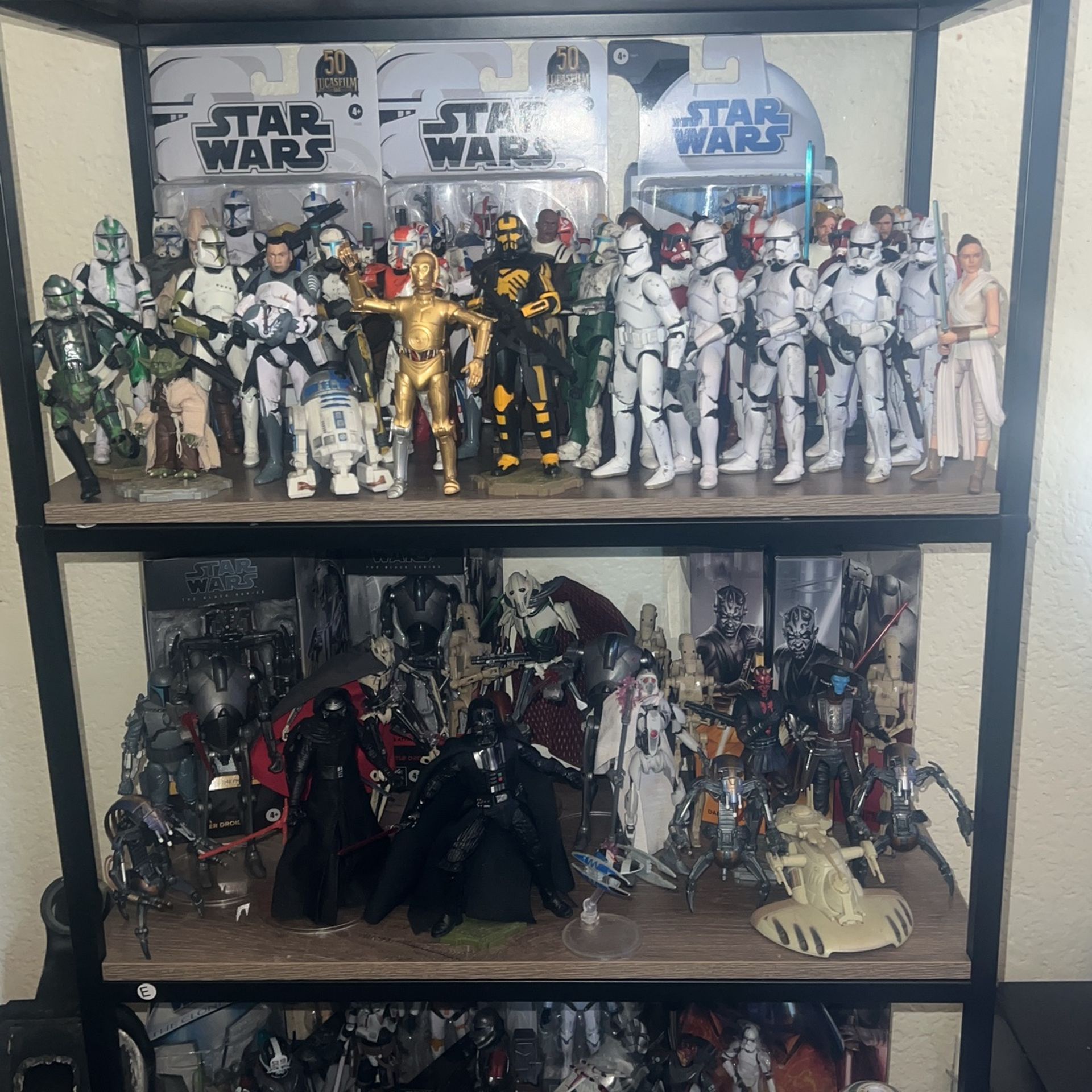 A Stunning Collection of Star Wars Black Series Action Figures