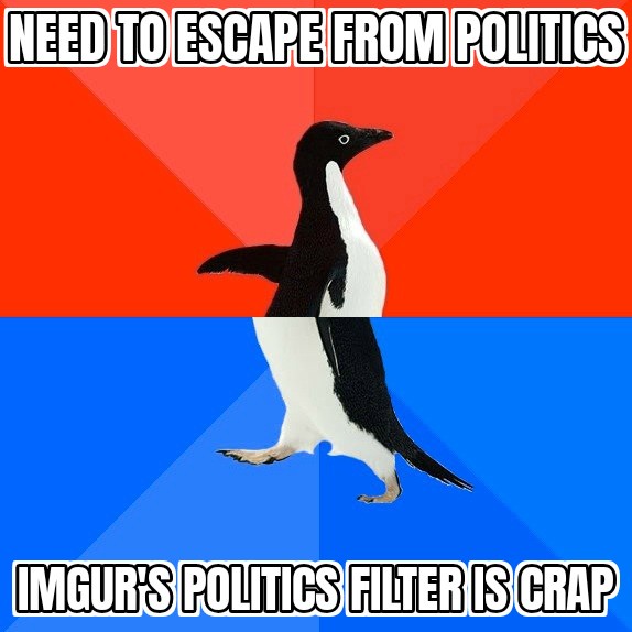 Imgur, It's Time to Address Your Politics Filter!