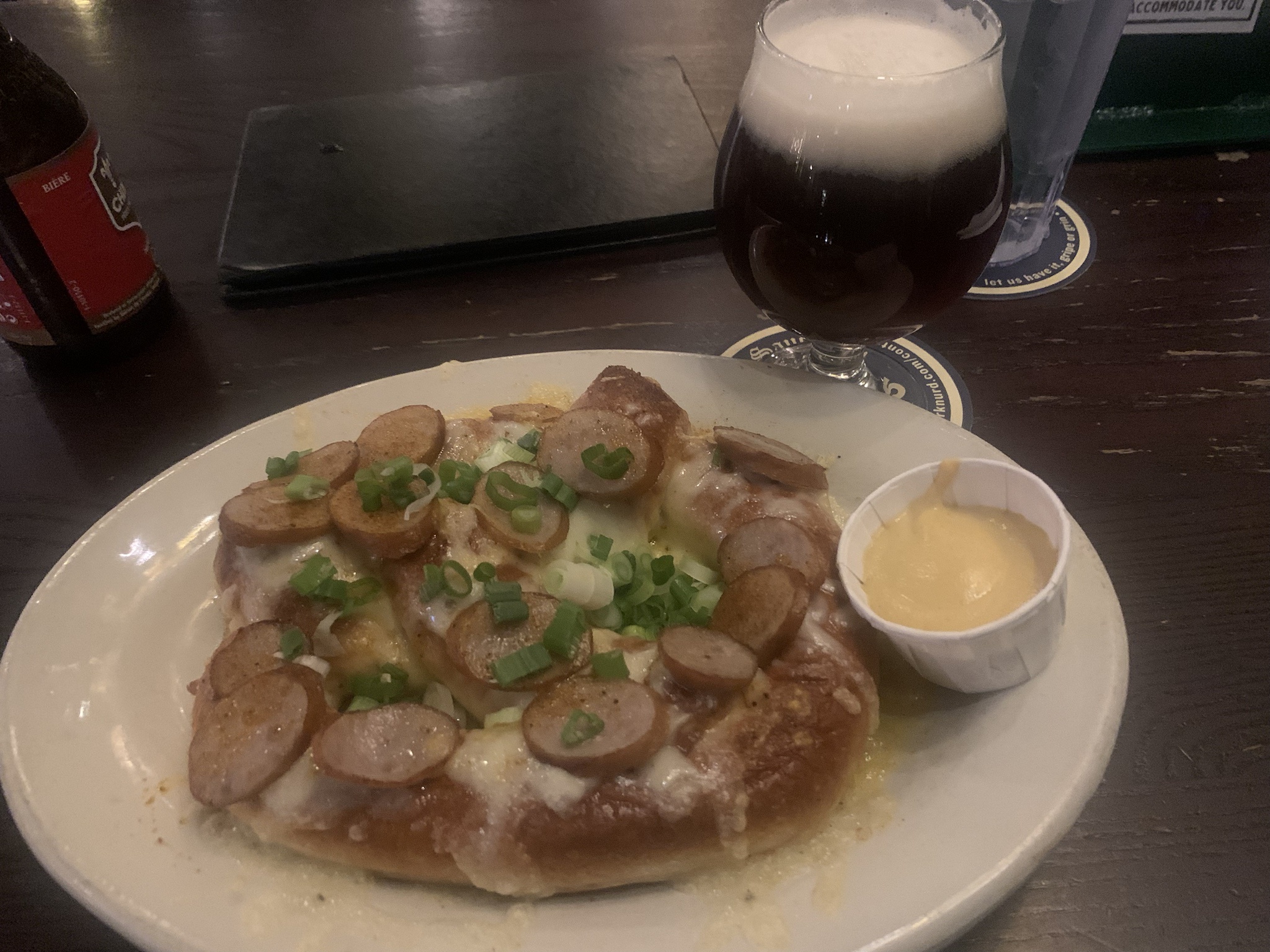 Bratzel: The Ultimate Soft Pretzel Delight with Cheese and Bratwurst