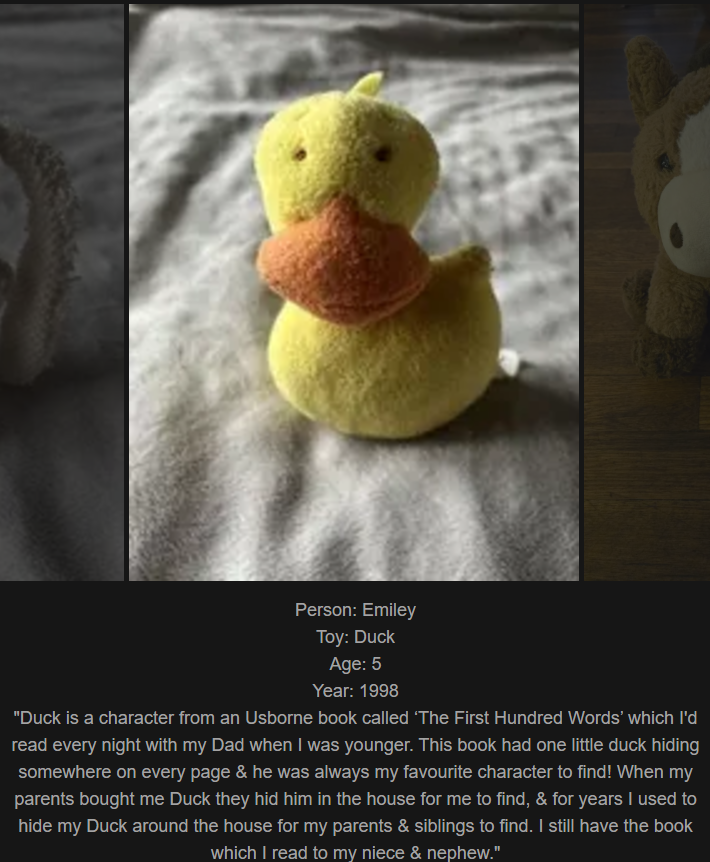 Day 801: Celebrating 900 Toys! Join Me on My Website for Nostalgic Fun with Duck, Our Latest Addition!