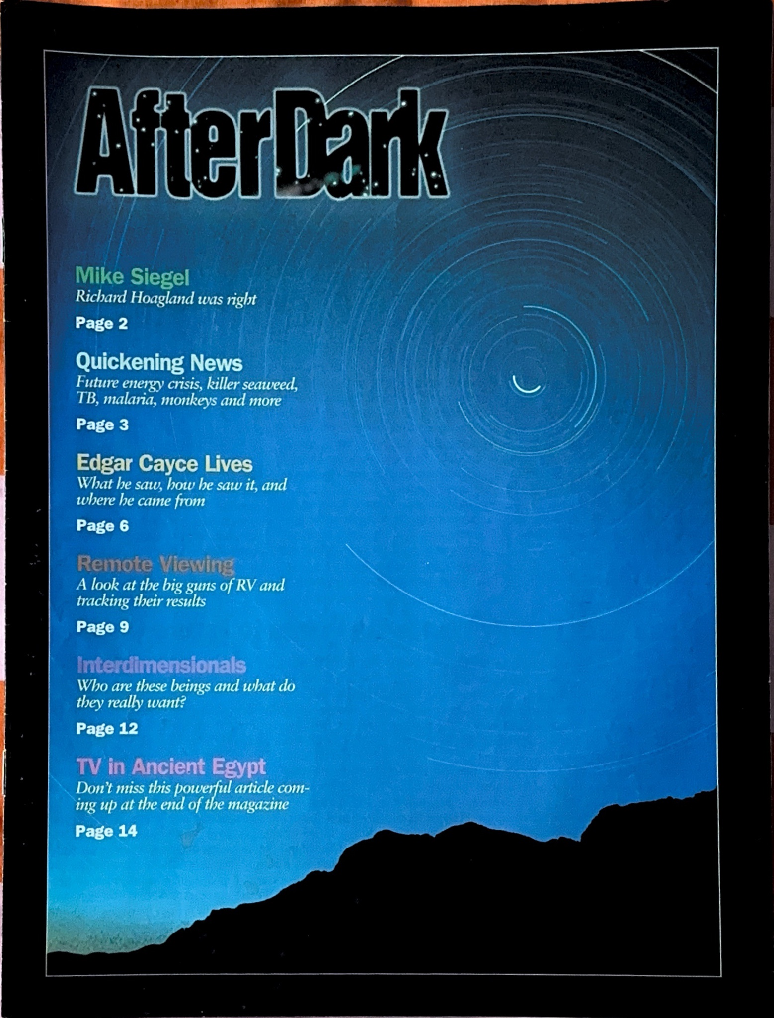 Exploring the Mysteries of C2C AM: Art Bell After Dark from January 2001