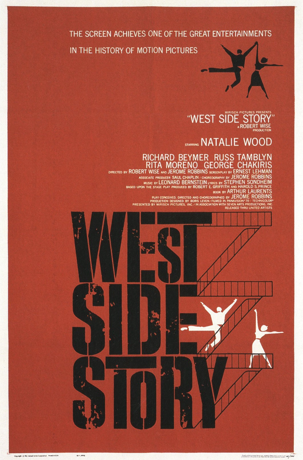 Throwback to West Side Story: 63 Years Since Its Theatrical Debut on October 18, 1961