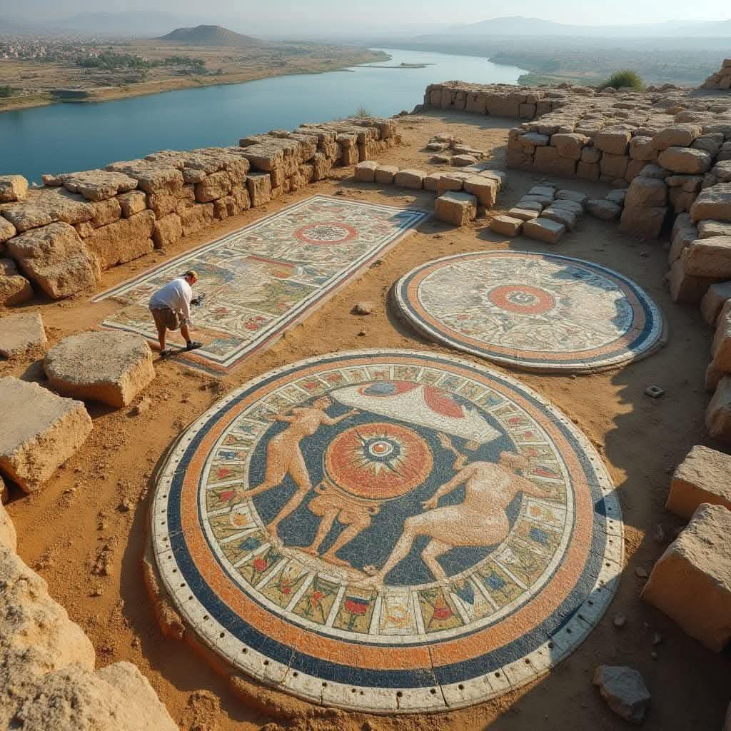 Exploring ancient Greek mosaics from the 2nd century BC.