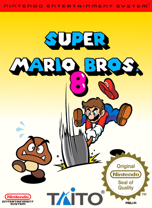 Classic Super Mario Bros. NES Cover Art Collection