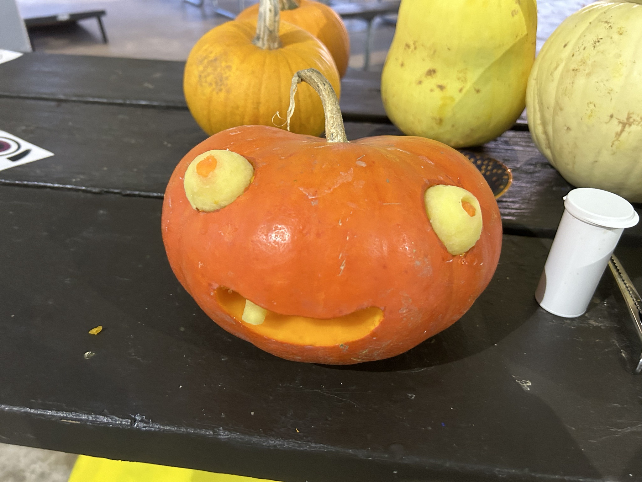 Adorable Axolotl Pumpkin Creation