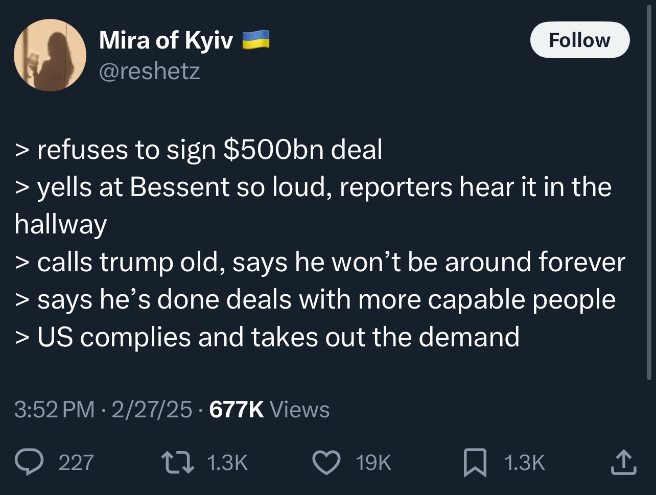 Mastering the Art of the Deal: A Job Well Done by VZ