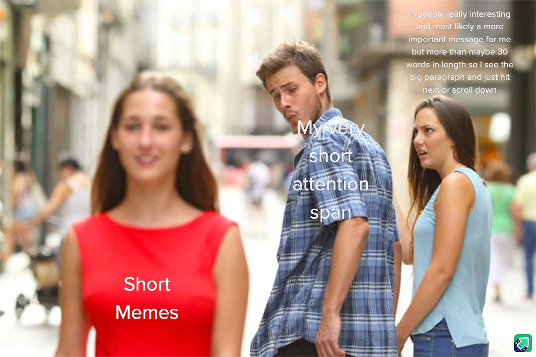 Confessions about my short attention span on Imgur.