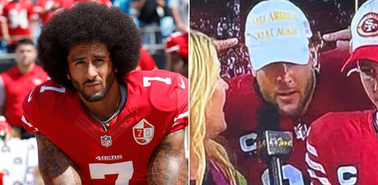 In the NFL, it seems you can only speak out if you're white; otherwise, prepare for a ban. Talk about a double standard!