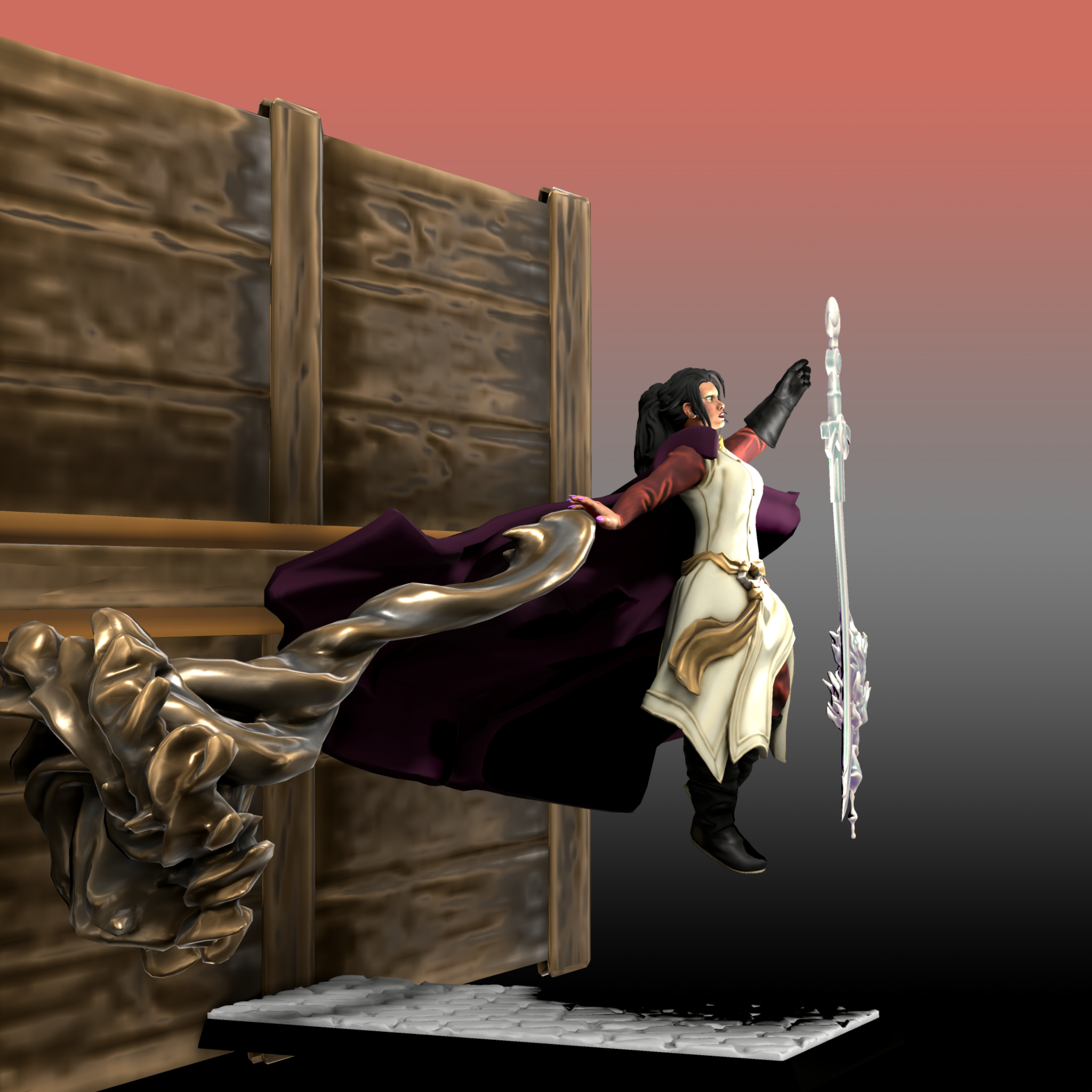Jasnah Brought to Life in Heroforge