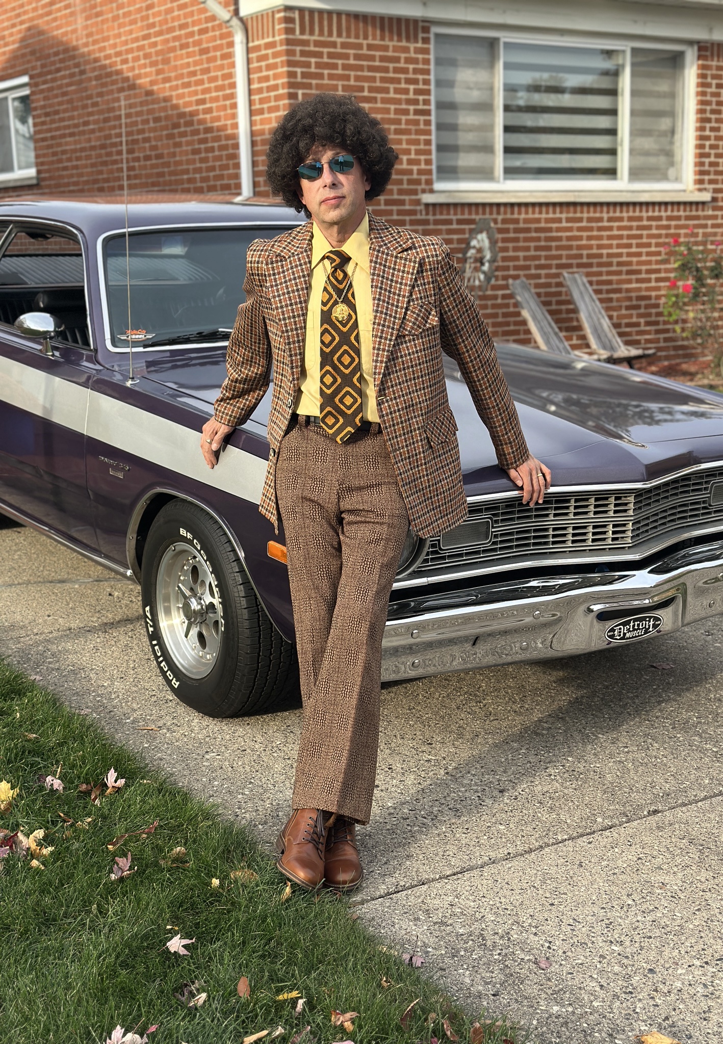 Throwback Thursday: Halloween Edition, featuring my iconic hairstyle from 44 years ago!
