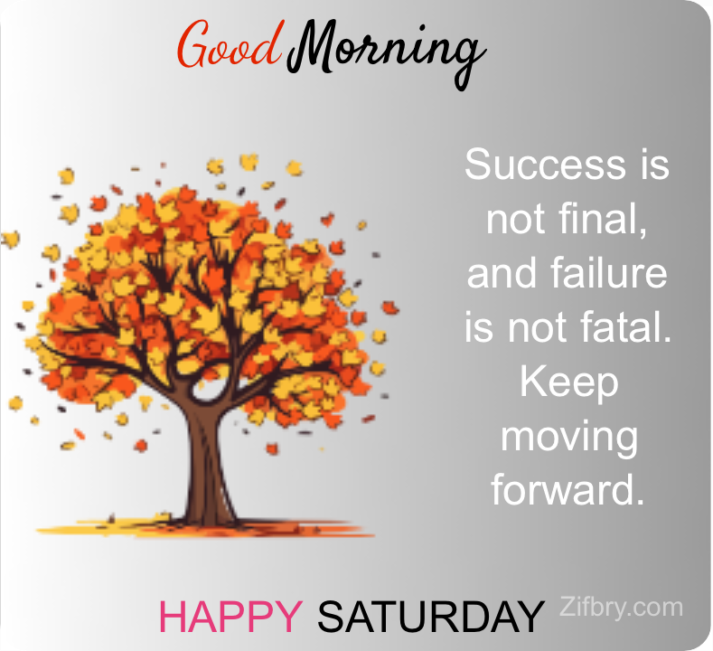Rise and Shine: Happy Saturday Morning!