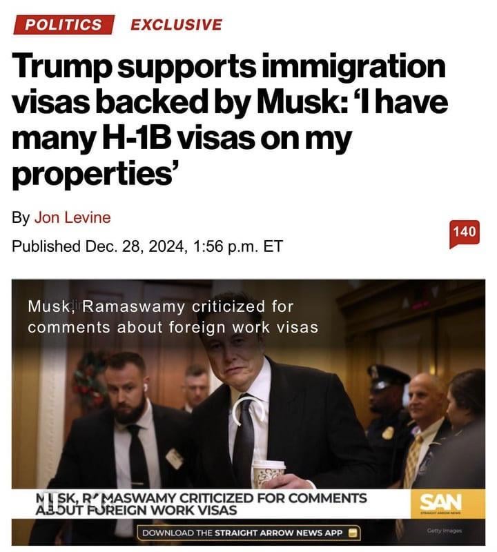 In a Shocking Twist, Trump Embraces Immigration for His Own Gain