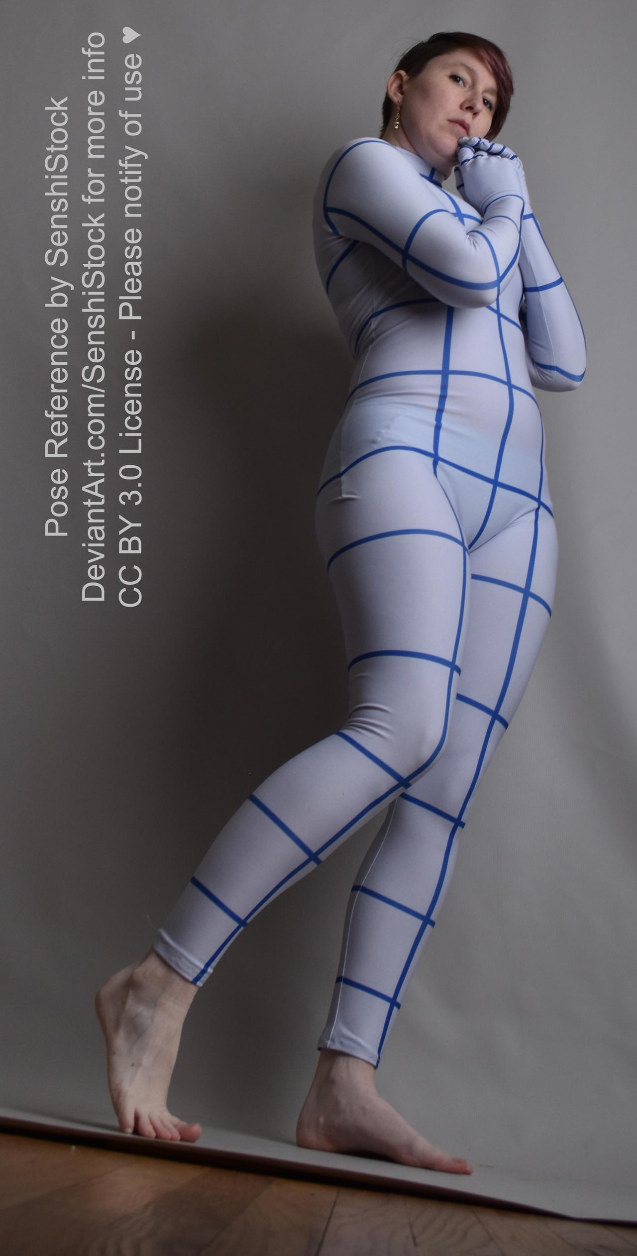 Daily Pose Inspiration: Low Perspective Zentai Reference