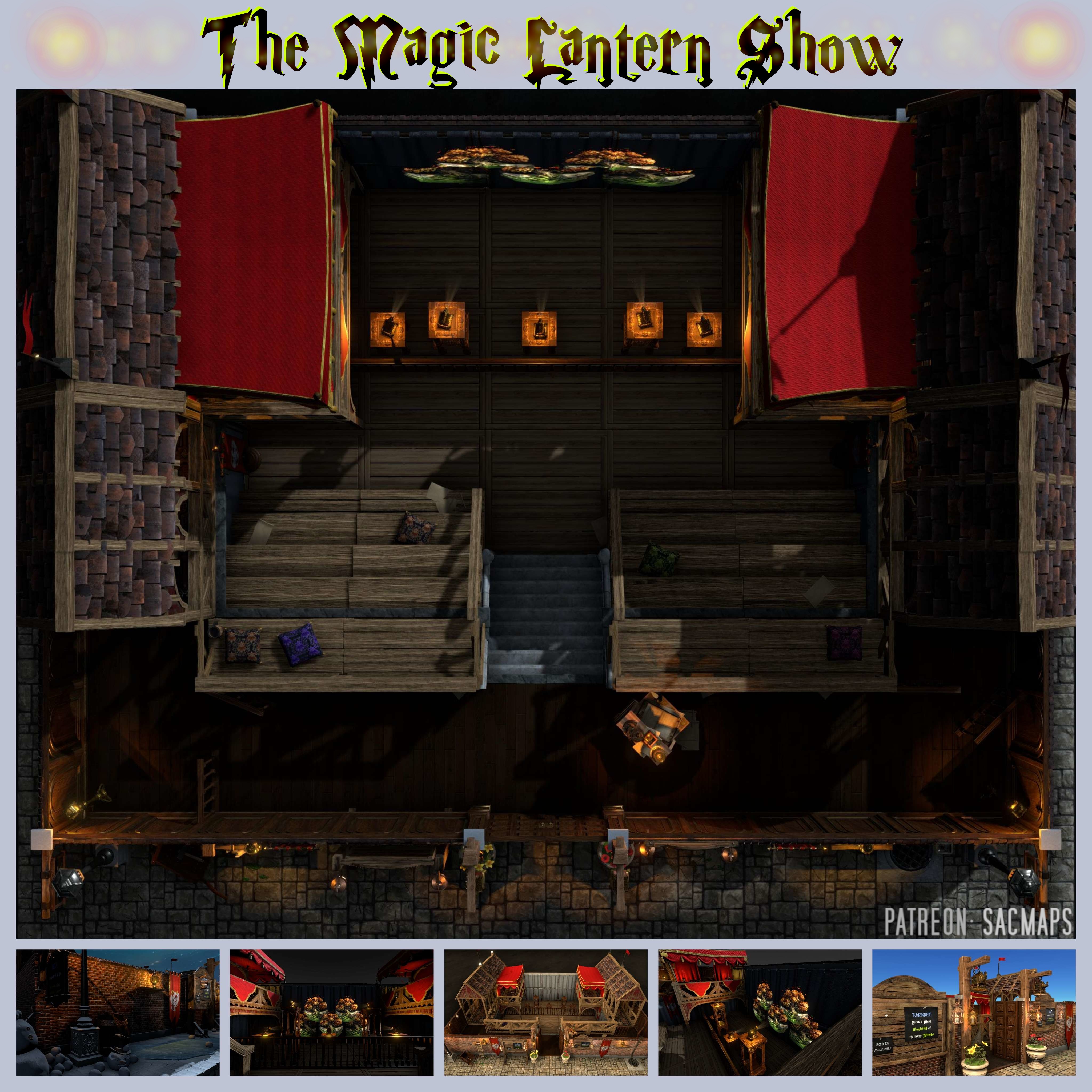 Discover the Magic Lantern Show: Free DnD and TTRPG Maps Await!