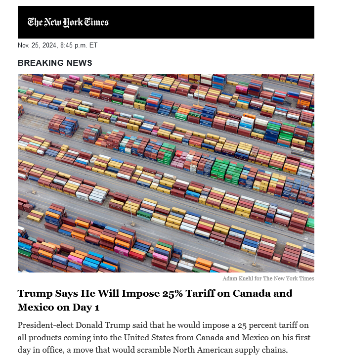 Brace Yourself for a Trade War with Our Two Biggest Partners: Prices on Cars, Avocados, Tomatoes, Maple Syrup, and Whips Are About to Skyrocket!