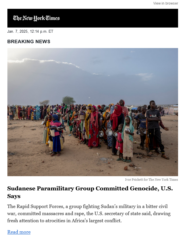 Looks like some genocides are considered more serious than others, right NYT?