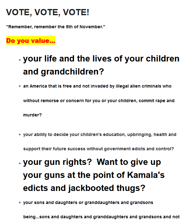 An Actual Email from the Republican Campaign: You Won't Believe This!