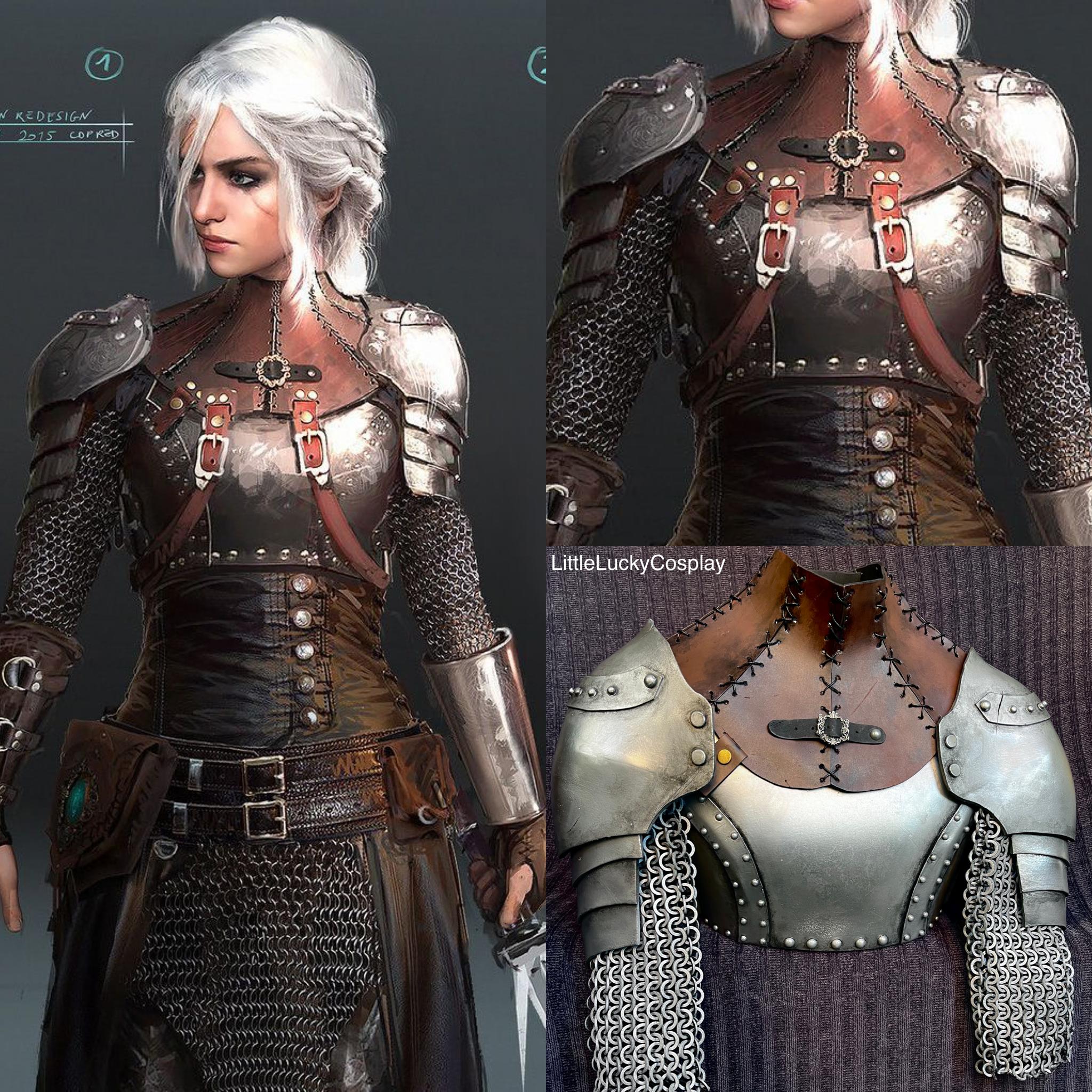 Ciri's Armored Cosplay Journey: Crafting Chainmail