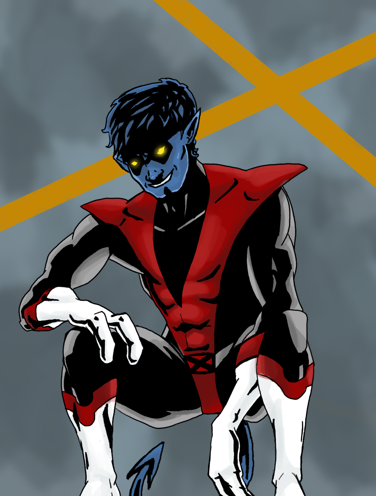 Today's Artistic Creation: A Stunning Nightcrawler Drawing