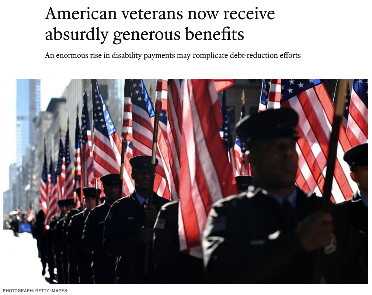The Economist's Controversial Take: Caring for Veterans vs. Government Efficiency