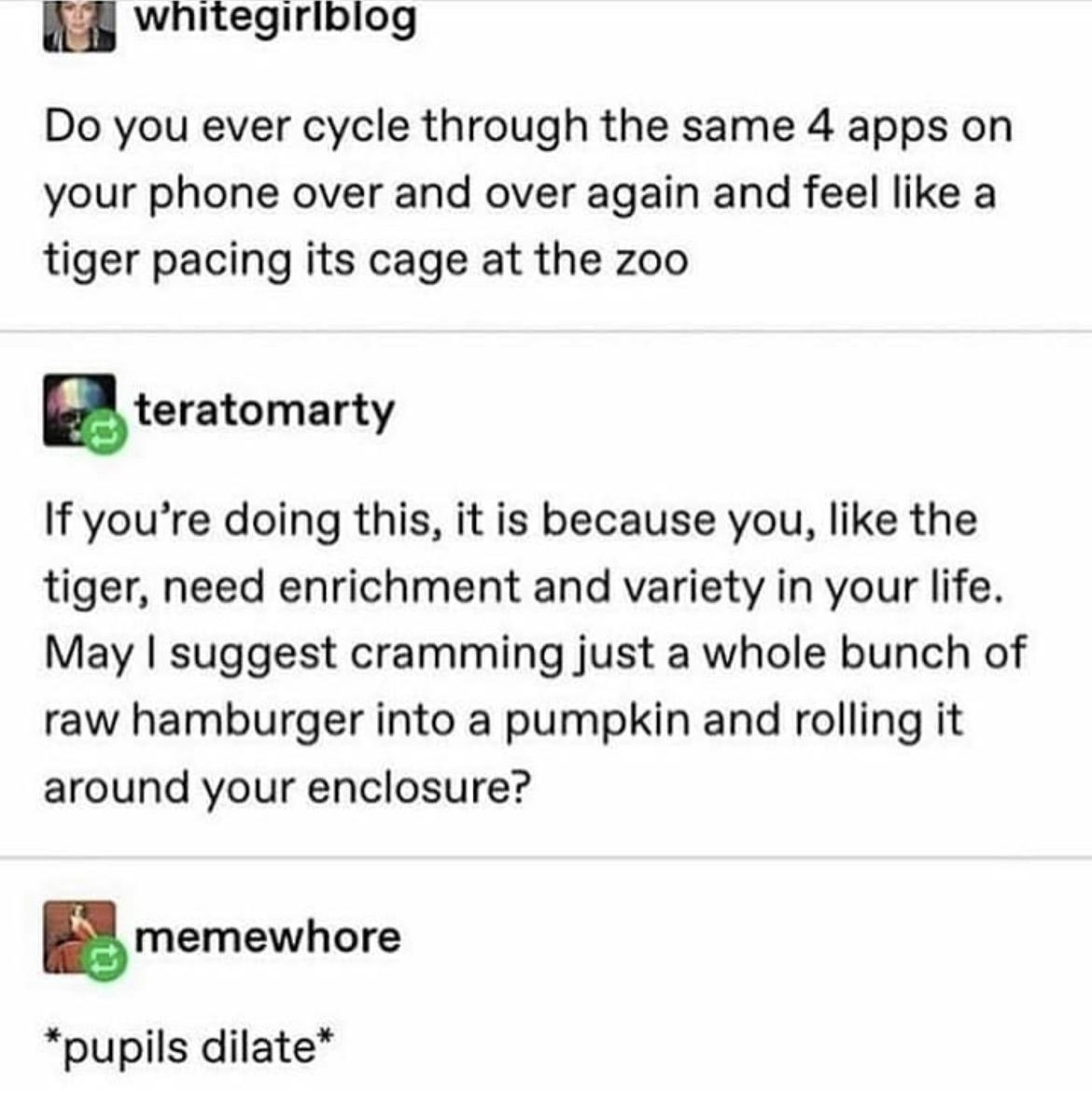 The Pursuit of Enrichment