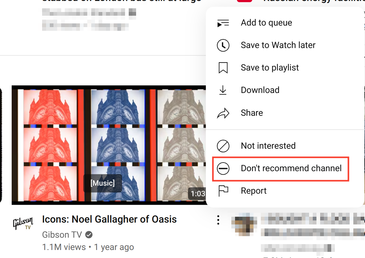 YouTube's 'Don't Recommend This Channel' Feature Explained