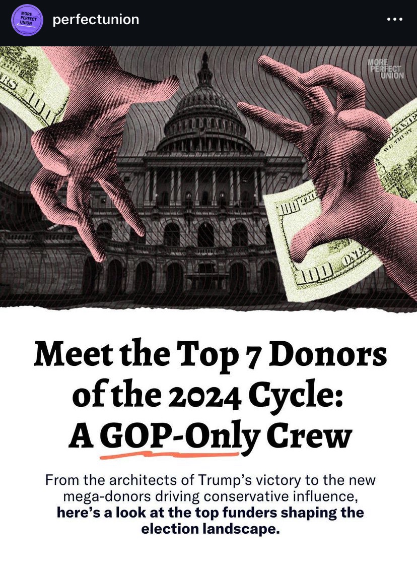 Top 7 Donors of the GOP Revealed