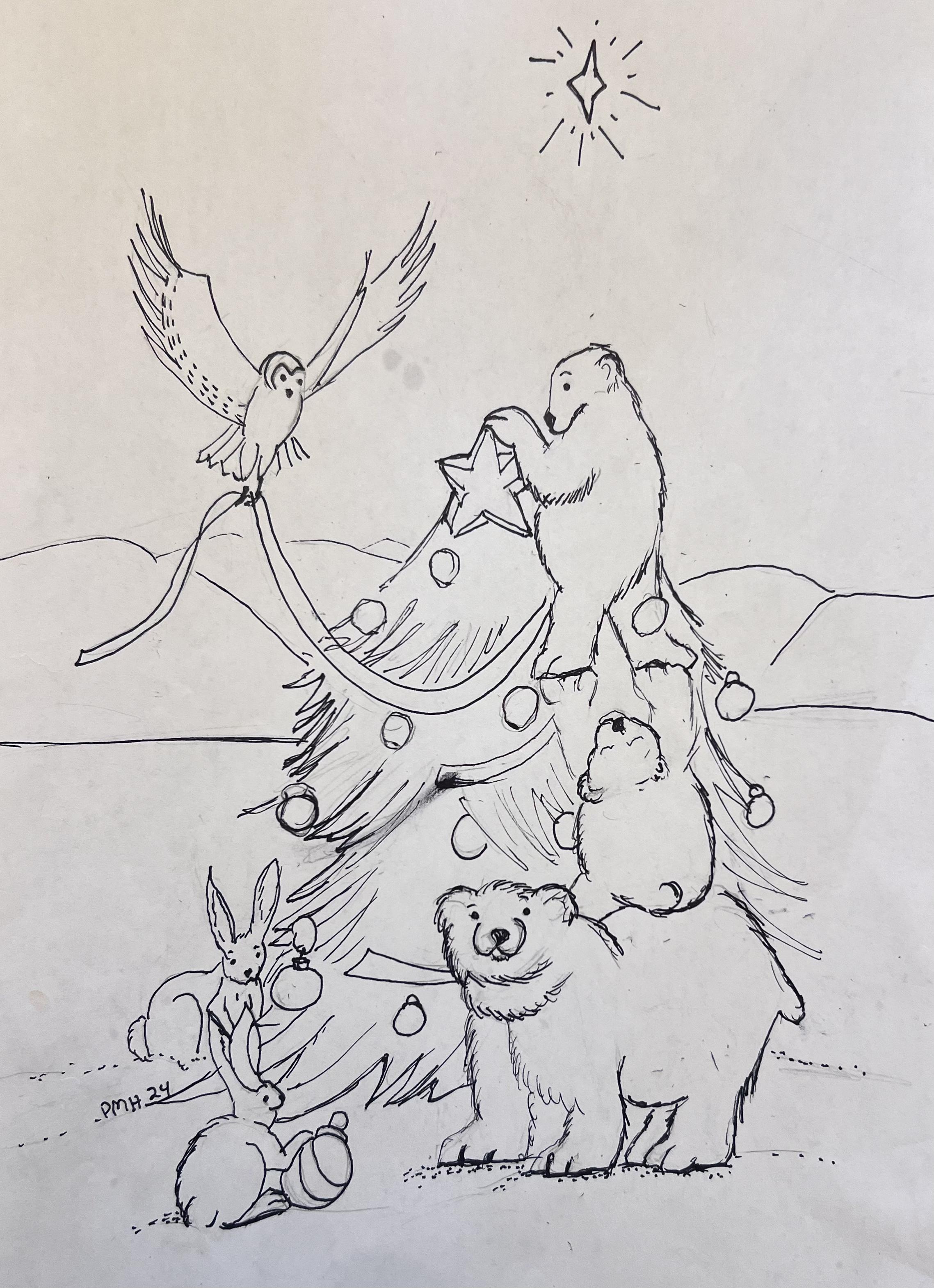 Get Your Free Christmas Sketches Here!