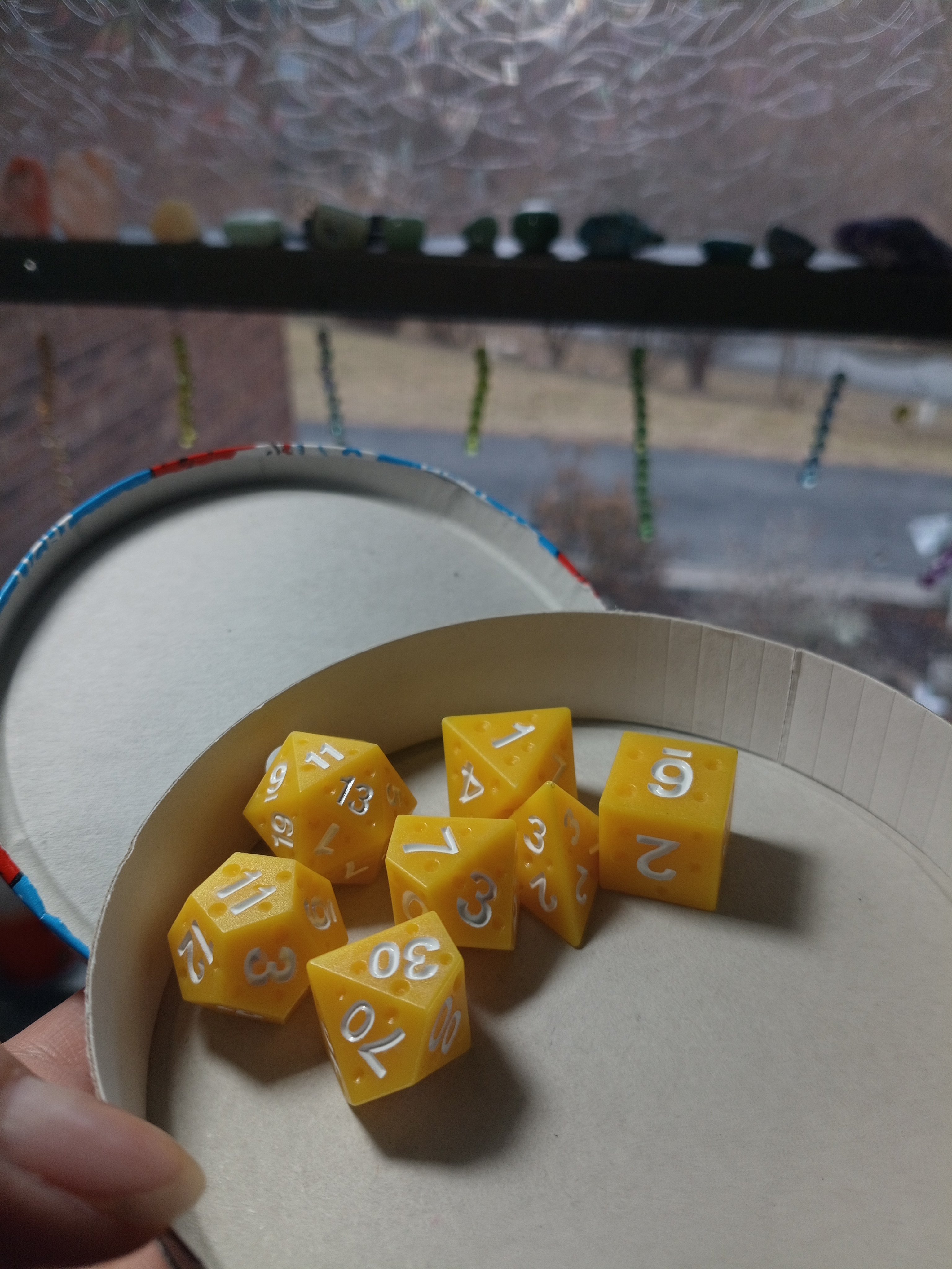 Dice made of cheese? Yes, please!