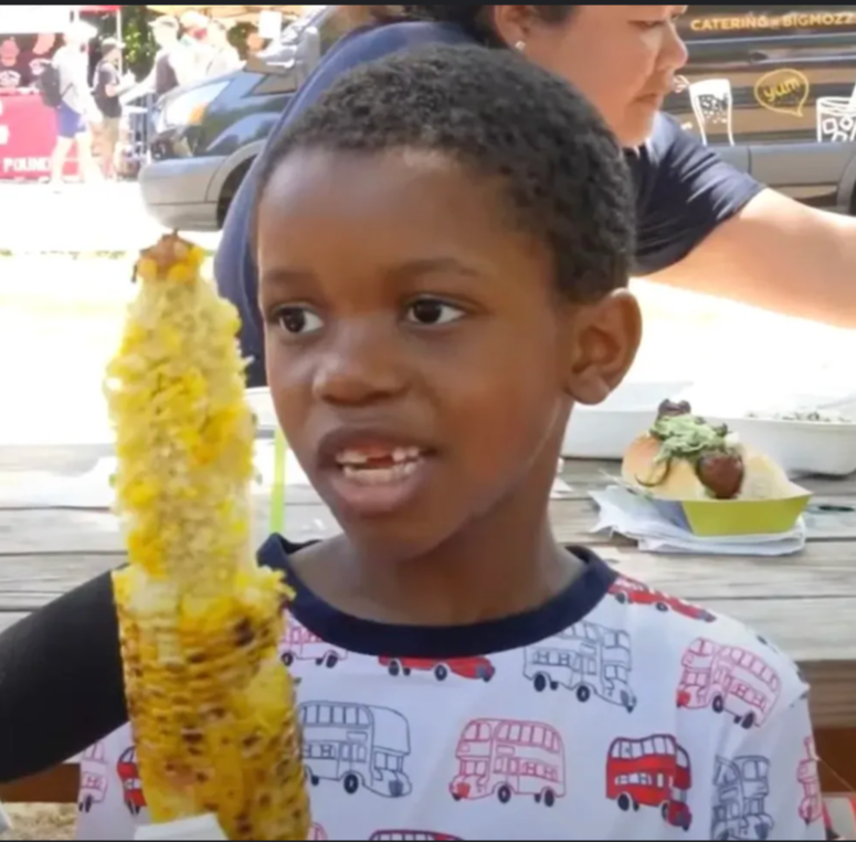 Check out this corn! Now it just needs a few snowballs to complete the look.