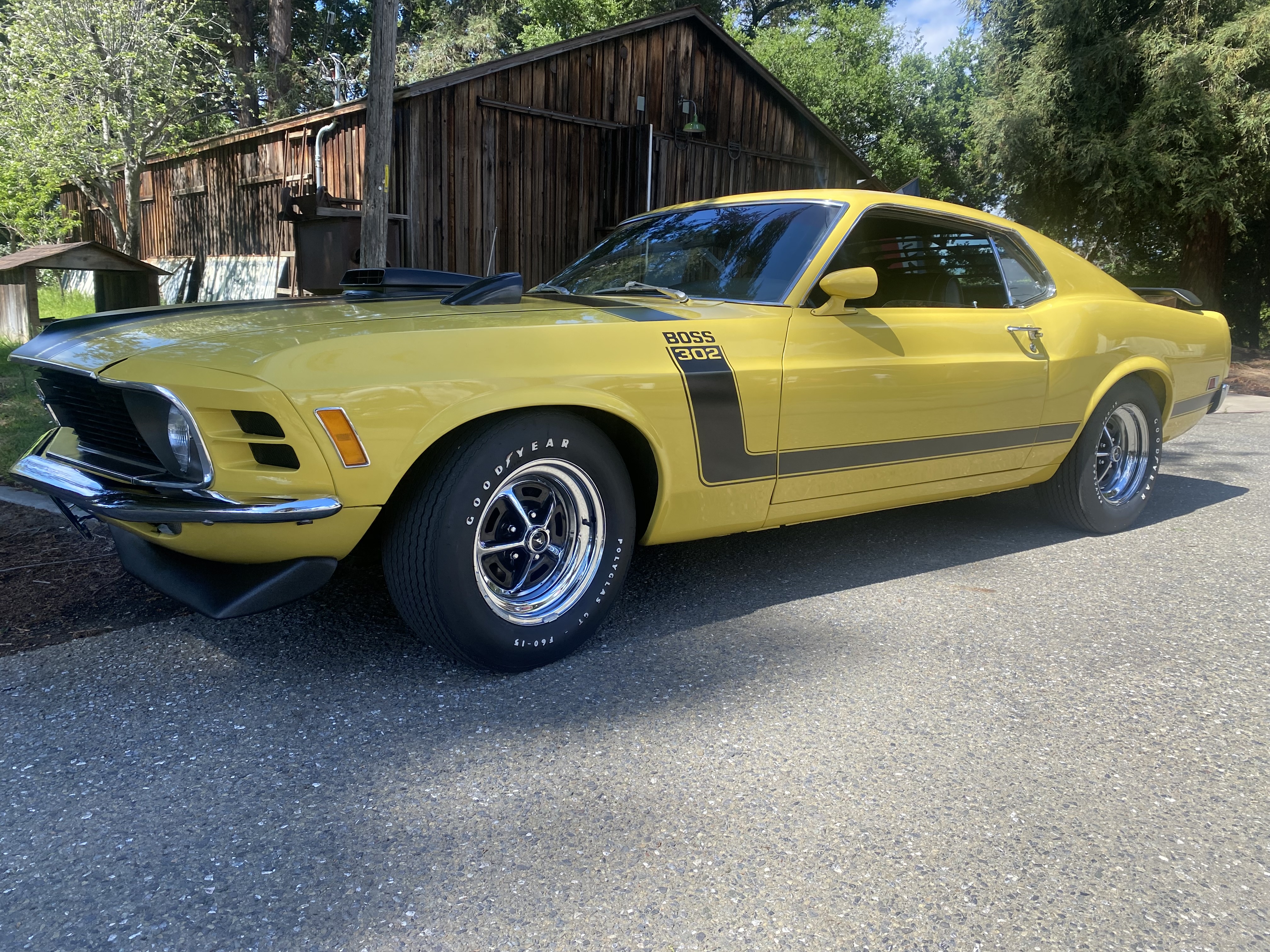 Classic 1970 Boss 302 with Original Dealer Affixed Hood Tachometer