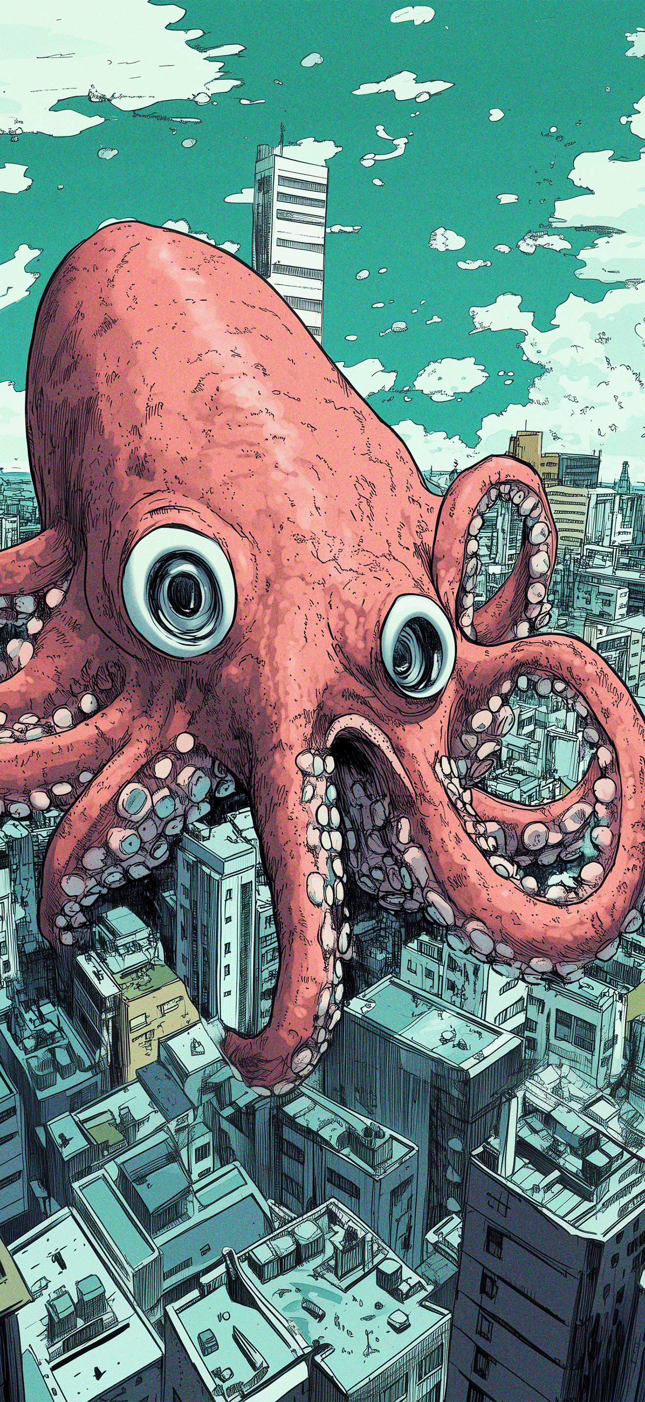 Giant Squid Wallpaper: A Takeover of Epic Proportions