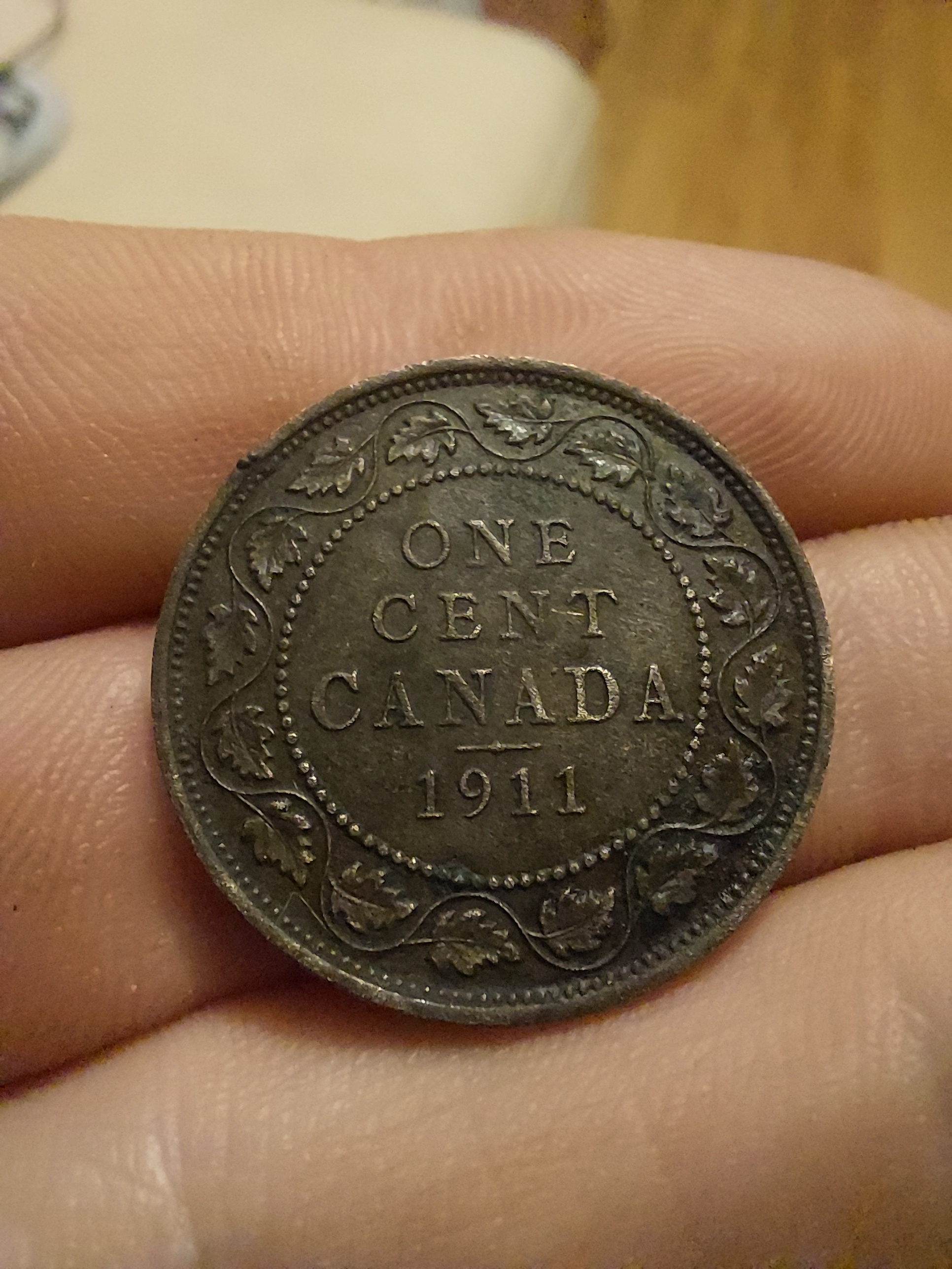 Discovered a 'Goldless' penny while metal detecting in my yard