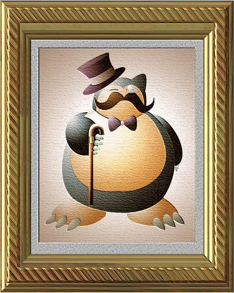 Snorlax in Style: The Fancy Edition