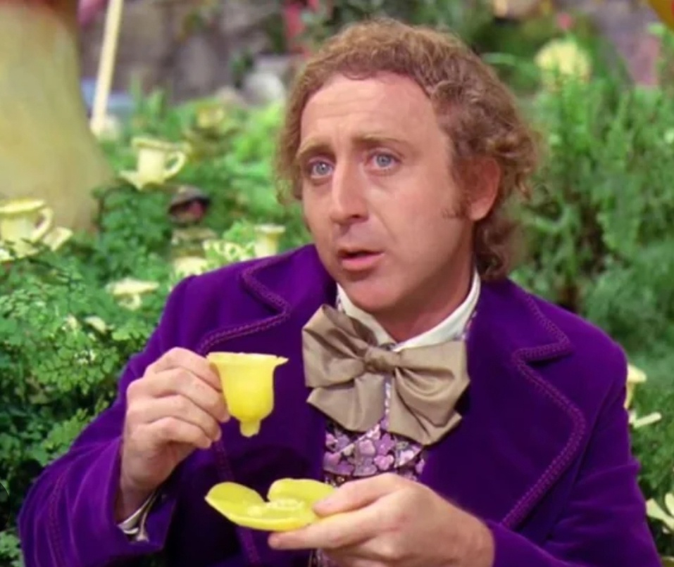 Willy Wonka Sips from a Teacup Flower: A Narcissus Moment