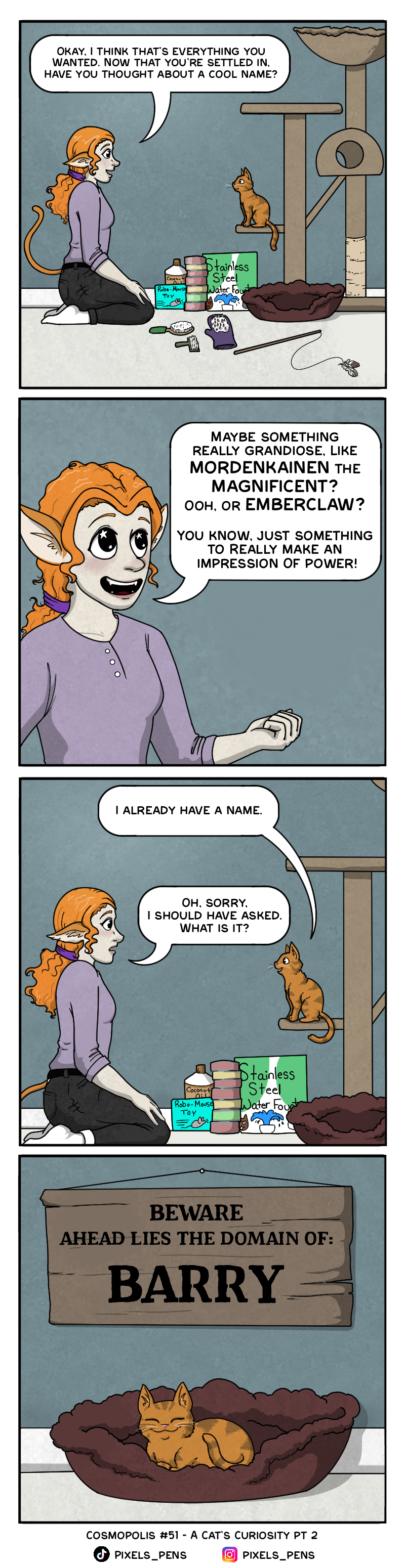 Cosmopolis #51: Unraveling a Cat's Curiosity - Part 2