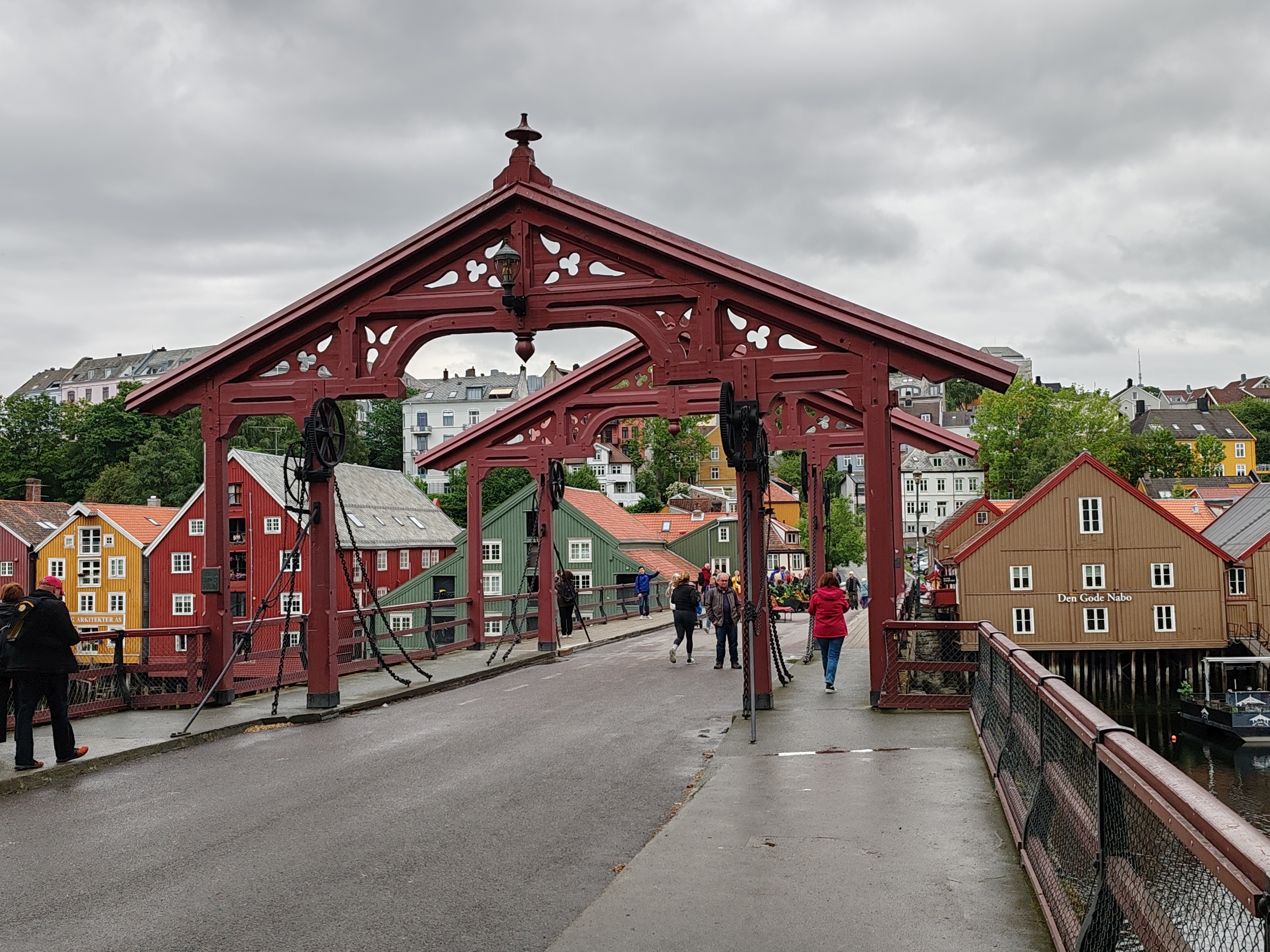 Exploring the Historic Old Bridge in Trondheim, Norway