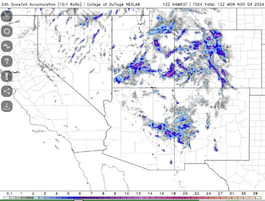Weather Update for Central New Mexico: November 3, 2024