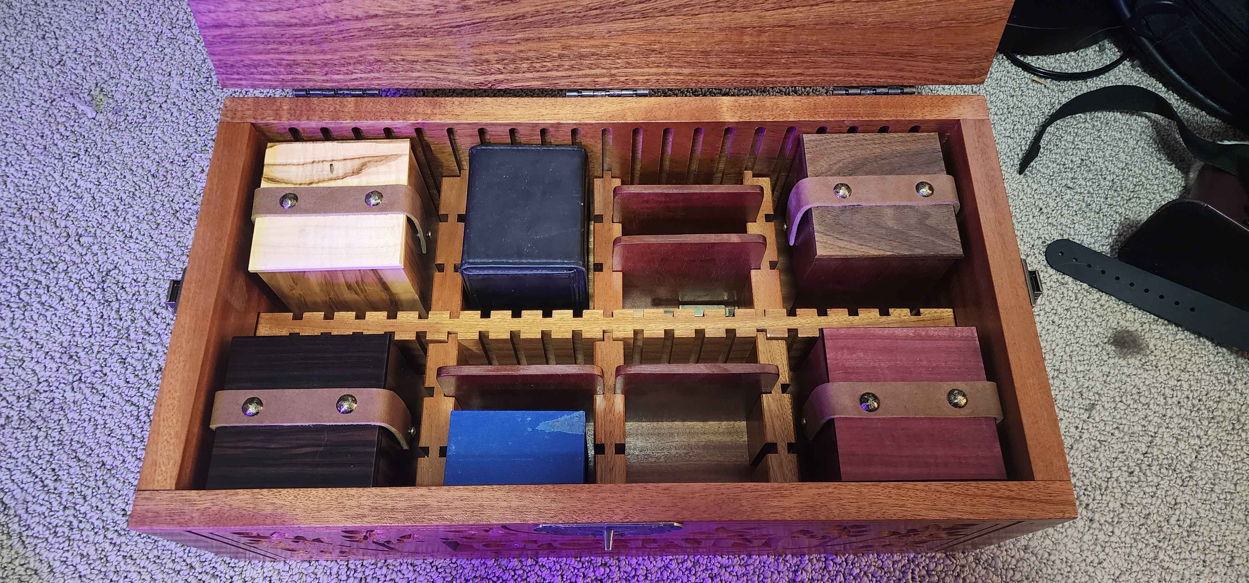 My Dad Crafted This MTG Commander Deck Box with Love <3