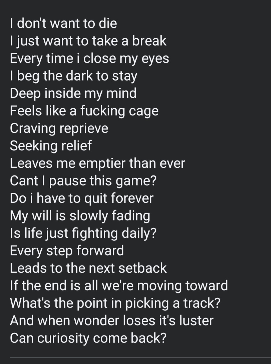 A Thoughtful Poem to Reflect On