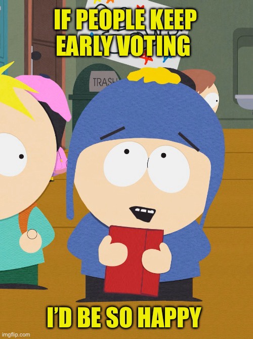 Loving All the 'I Voted' Posts and Record-Breaking Early Voting Buzz!