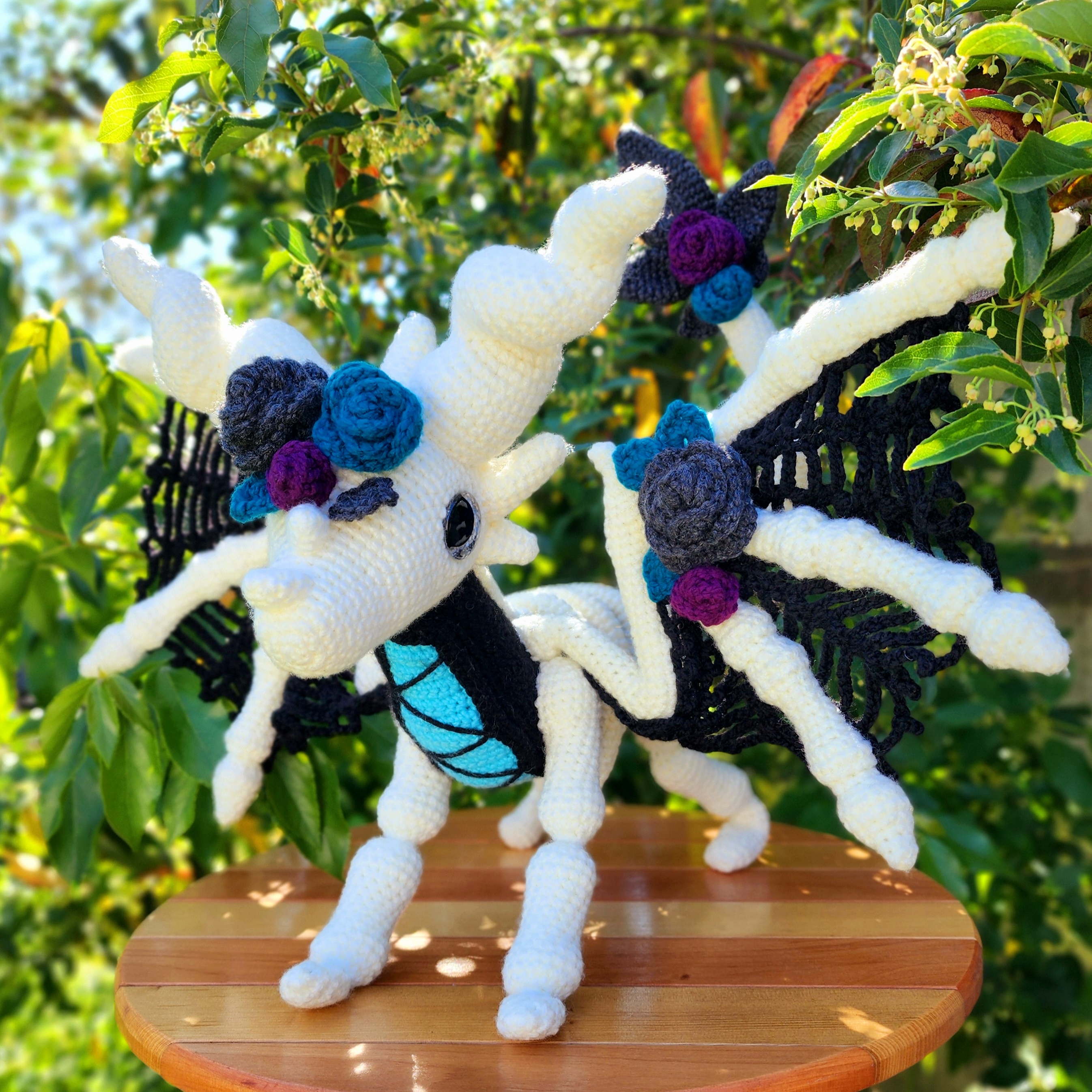 I Crocheted a Spooky Skeletal Dragon!