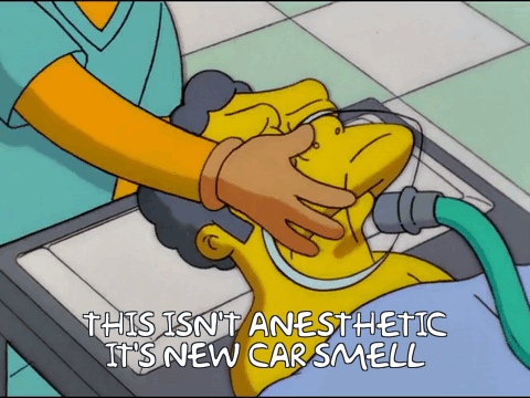 The iconic Simpsons new car smell that everyone loves