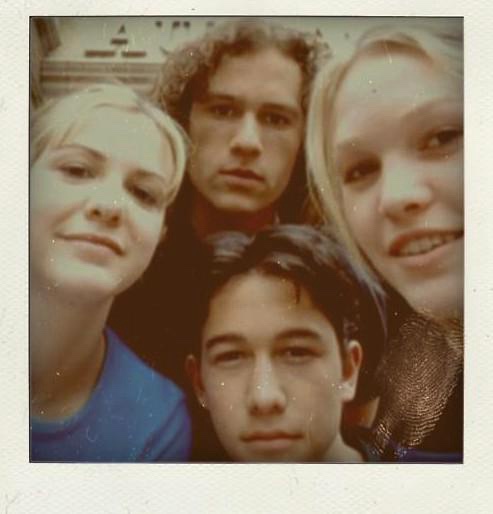 A Nostalgic Snapshot: Heath Ledger's Polaroid with Co-Stars on 10 Things I Hate About You Set