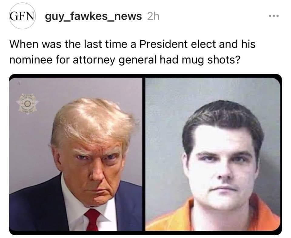 Mugshots that put America first
