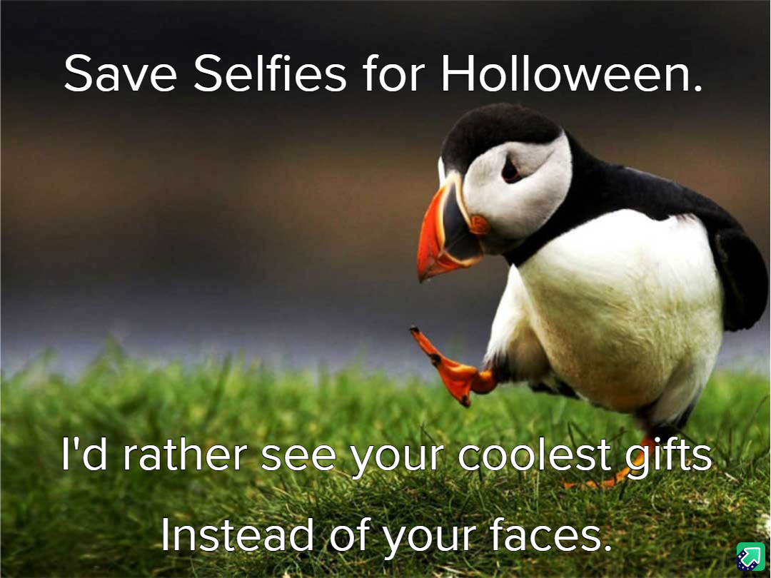 Fed Up with Christmas Selfies