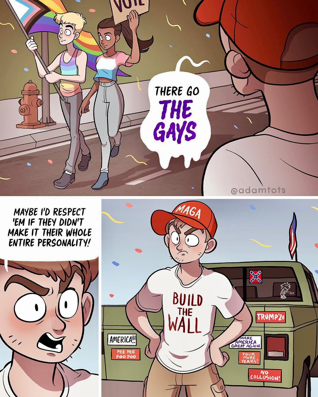 Oh, you poor white male... need a hug?
