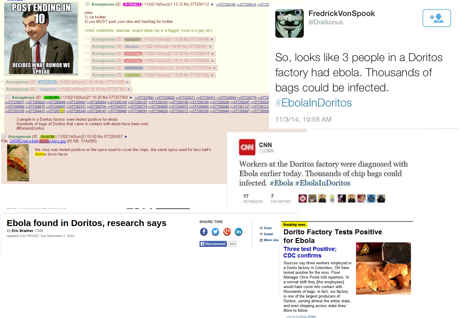 The Hilarious #EbolainDoritos Trend