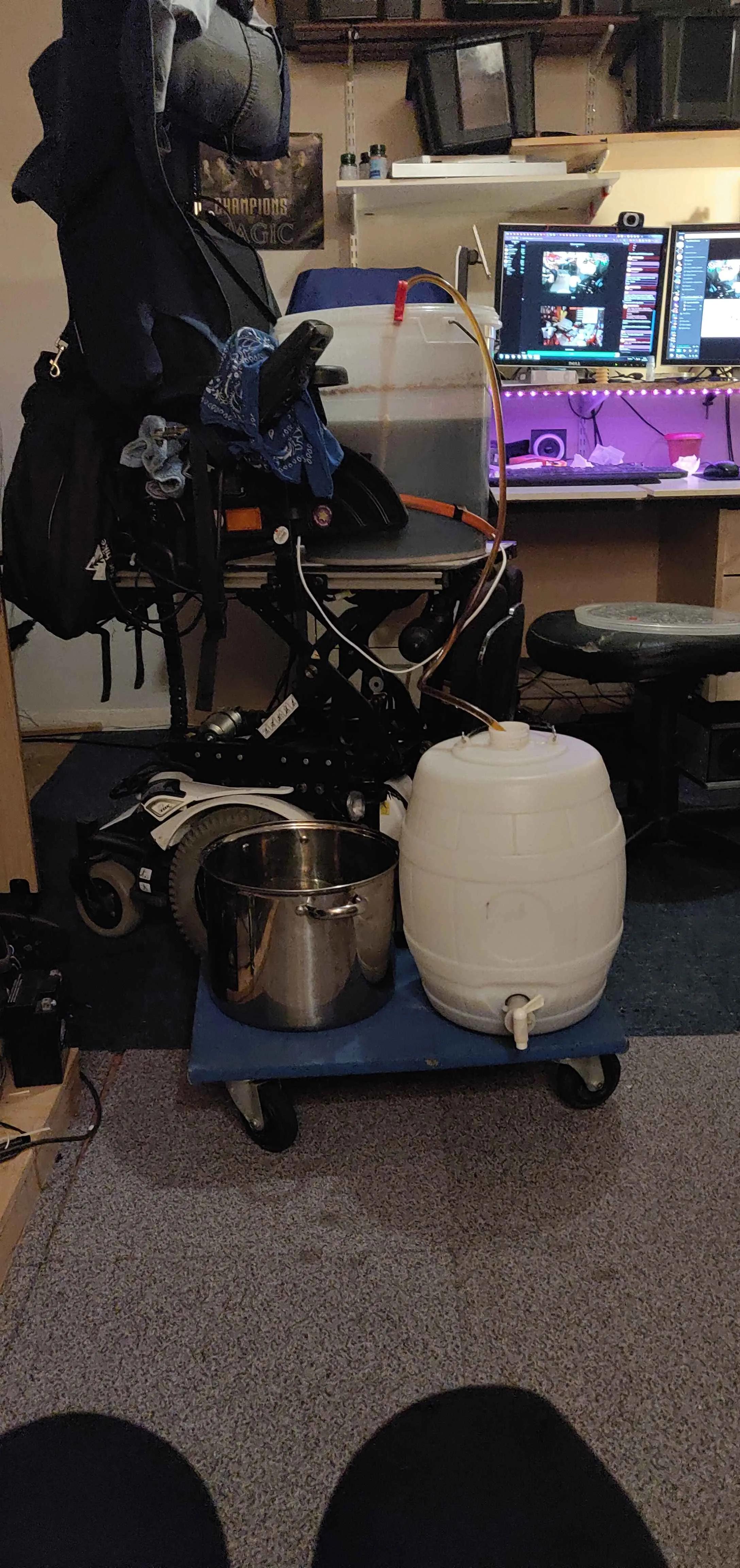 Homebrewing Adventures with a Wheelchair