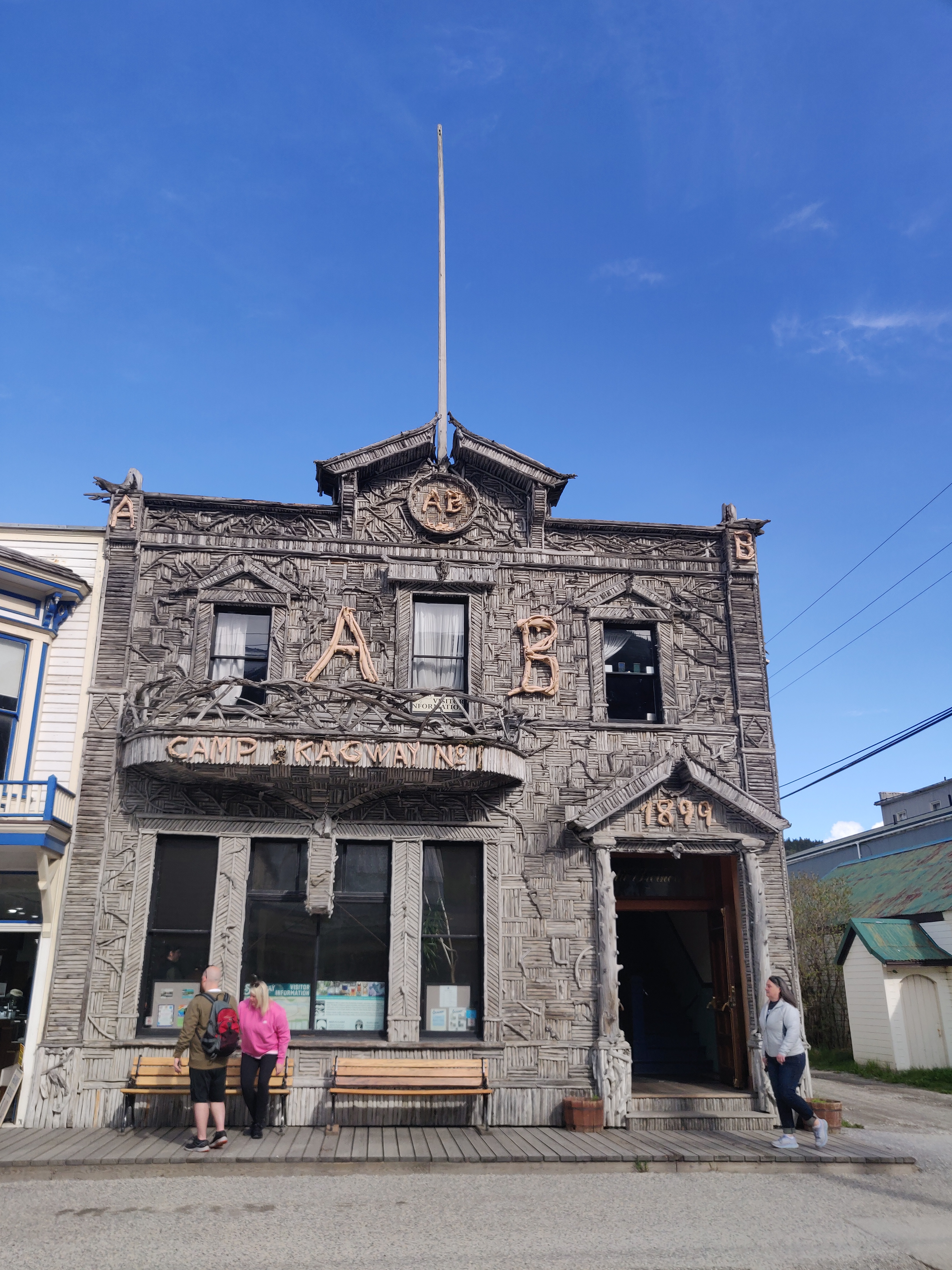 Exploring the Historic Arctic Brotherhood Hall Established in 1899, Skagway, Alaska